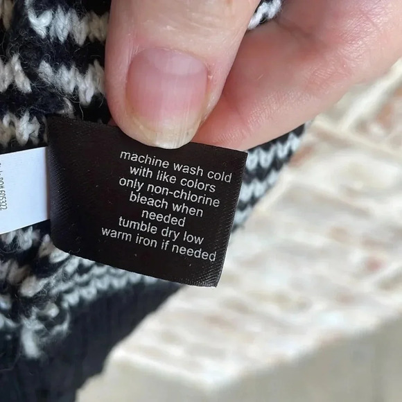 Retrology Striped Rayon Polyester Open Lapel Cardigan Sweater - Picture 7 of 8